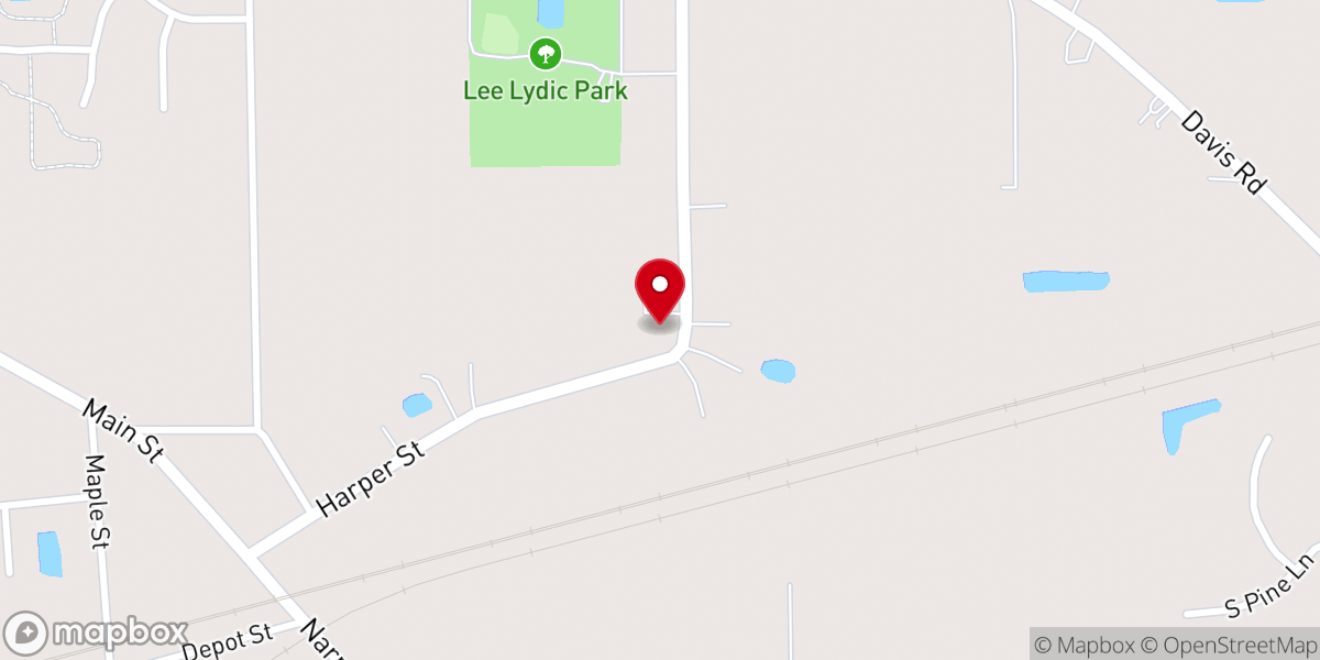 Map showing location of New Life Church