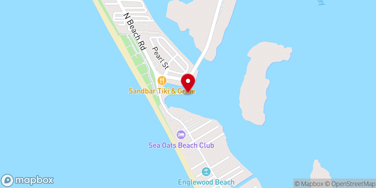 Map showing location of Chadwick Park Fishing Pier