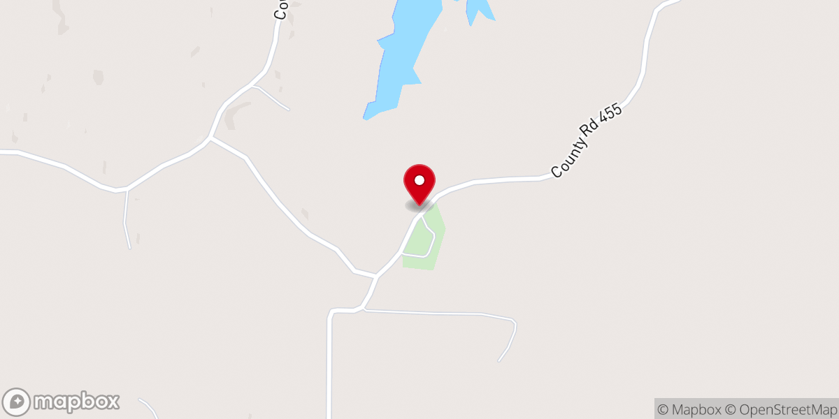 Map showing location of Cummings Chapel