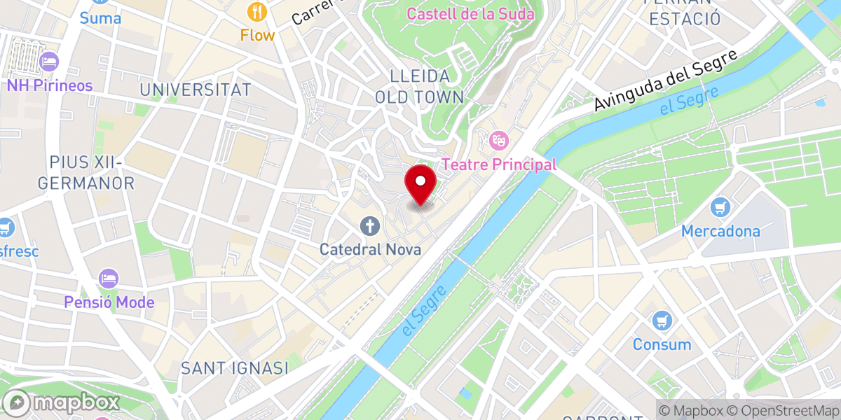 Map showing location of Capella de Sant Jaume El Peu del Romeu