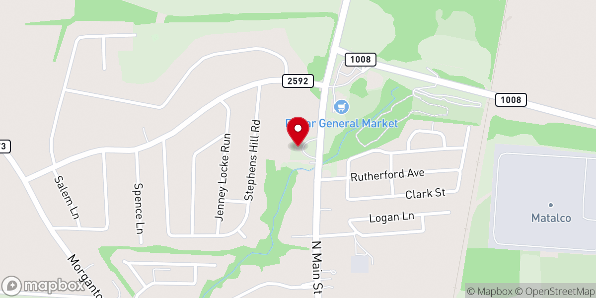 Map showing location of 31-W Church of Crhist