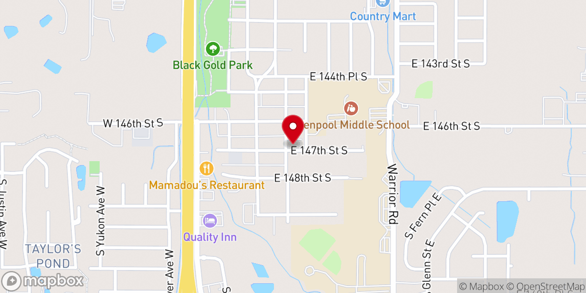 Map showing location of Extreme Worship and Outreach Center