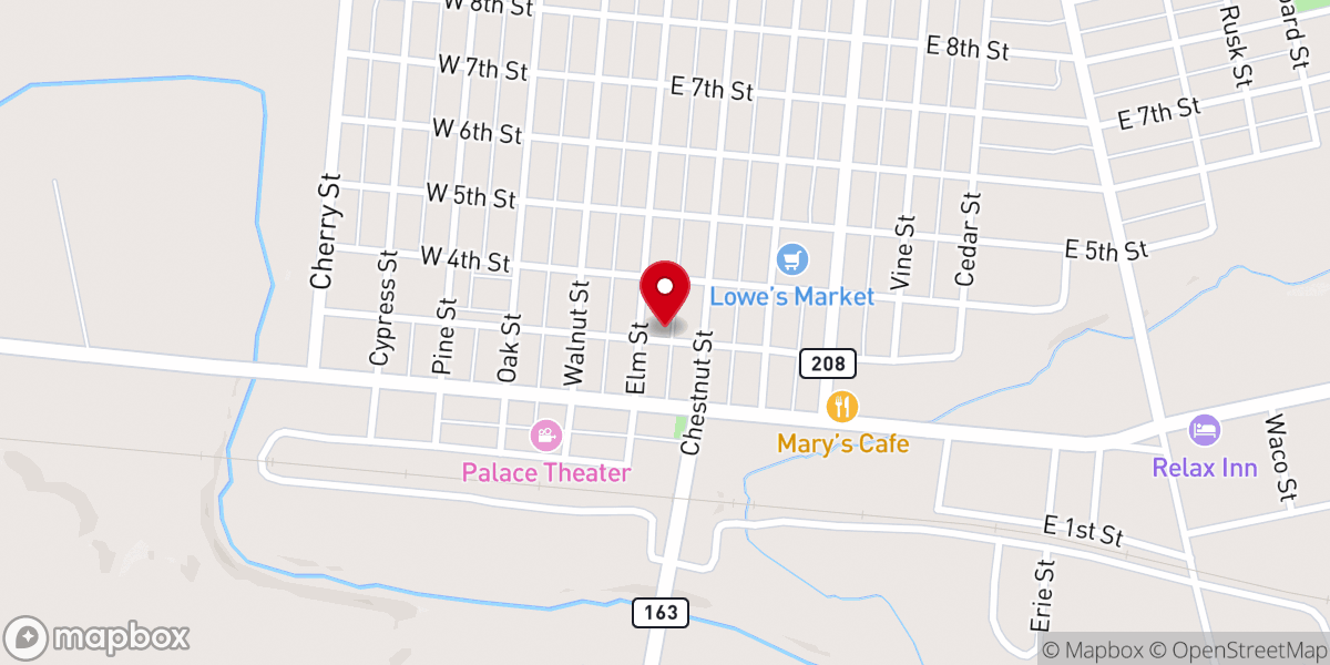 Map showing location of FBC Activities Bldg