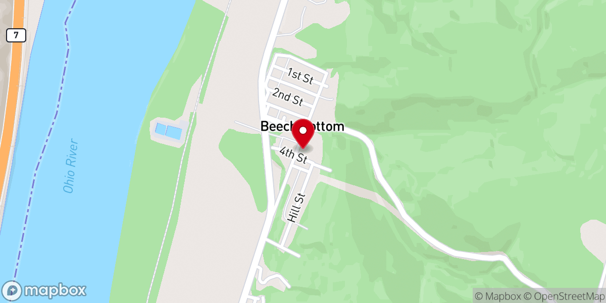 Map showing location of Cornerstone Christian Academy