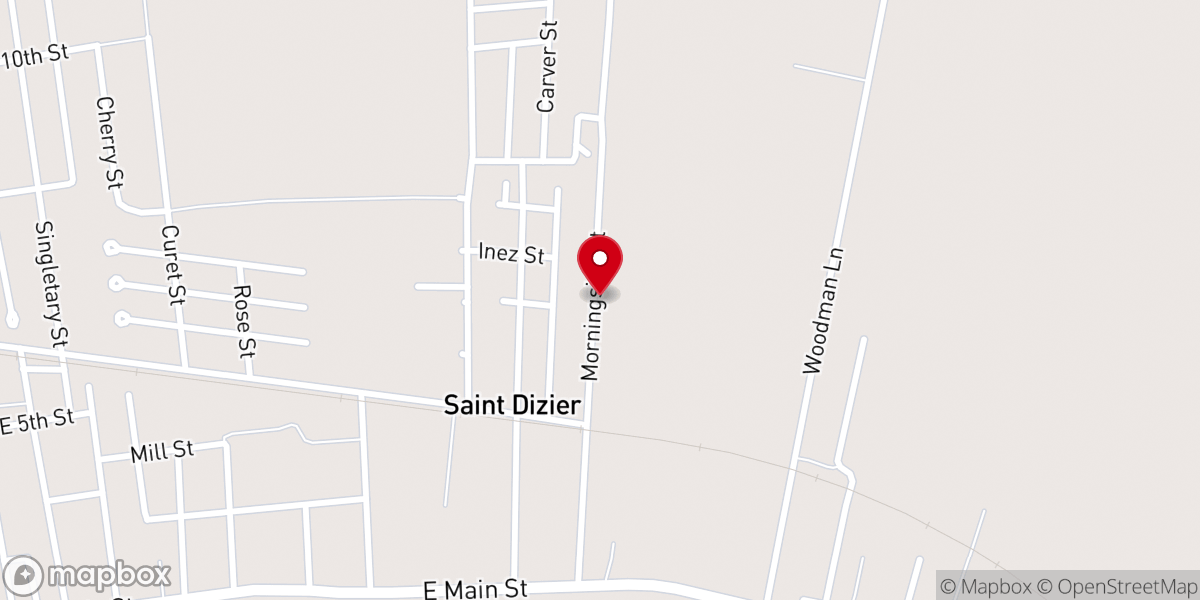 Map showing location of St Peter African Methodist Episcopal Church