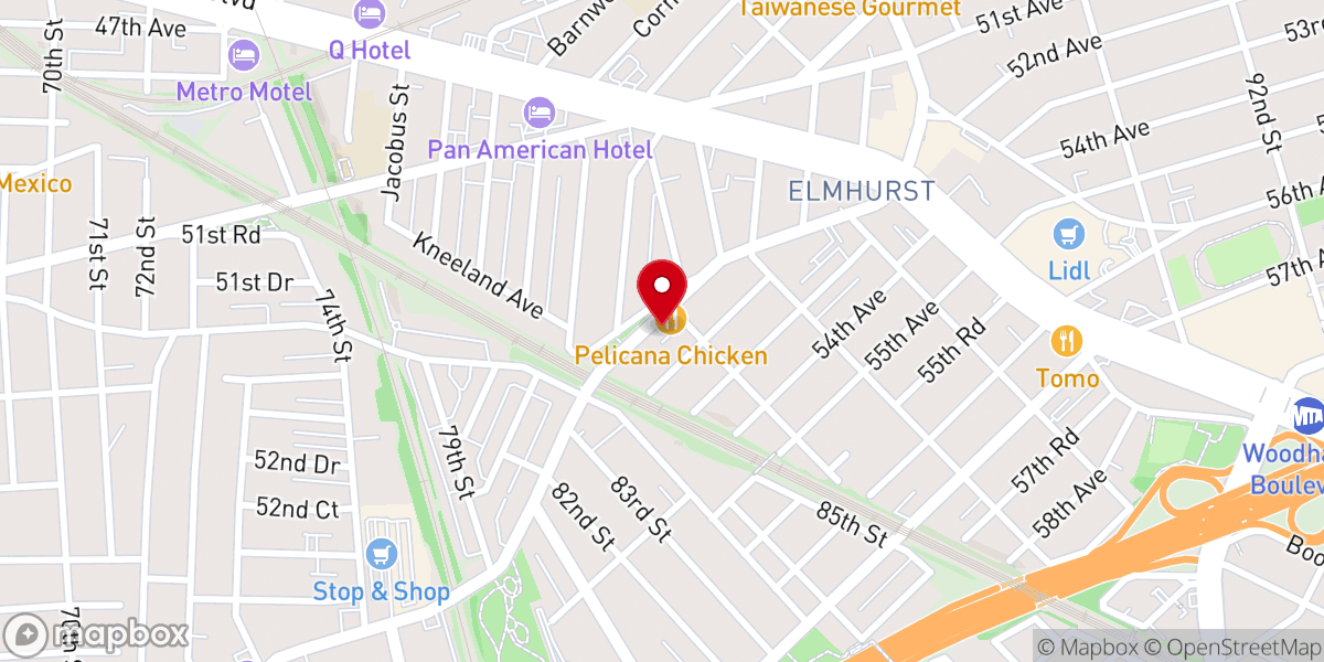 Map showing location of La Vid Centro Cristiano