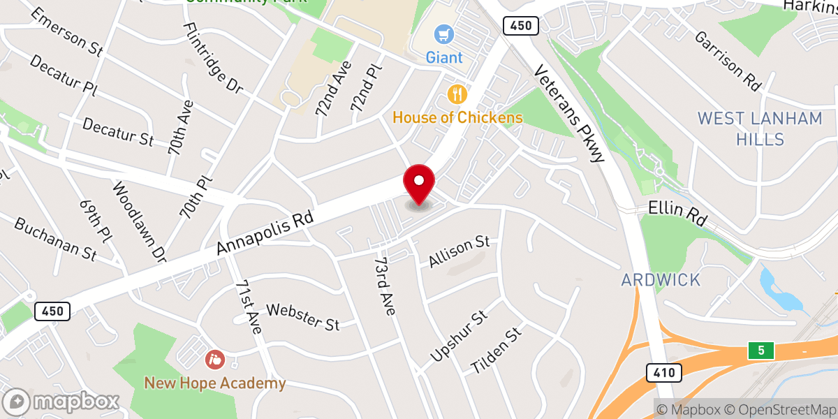Map showing location of Saint Mary's Catholic Church
