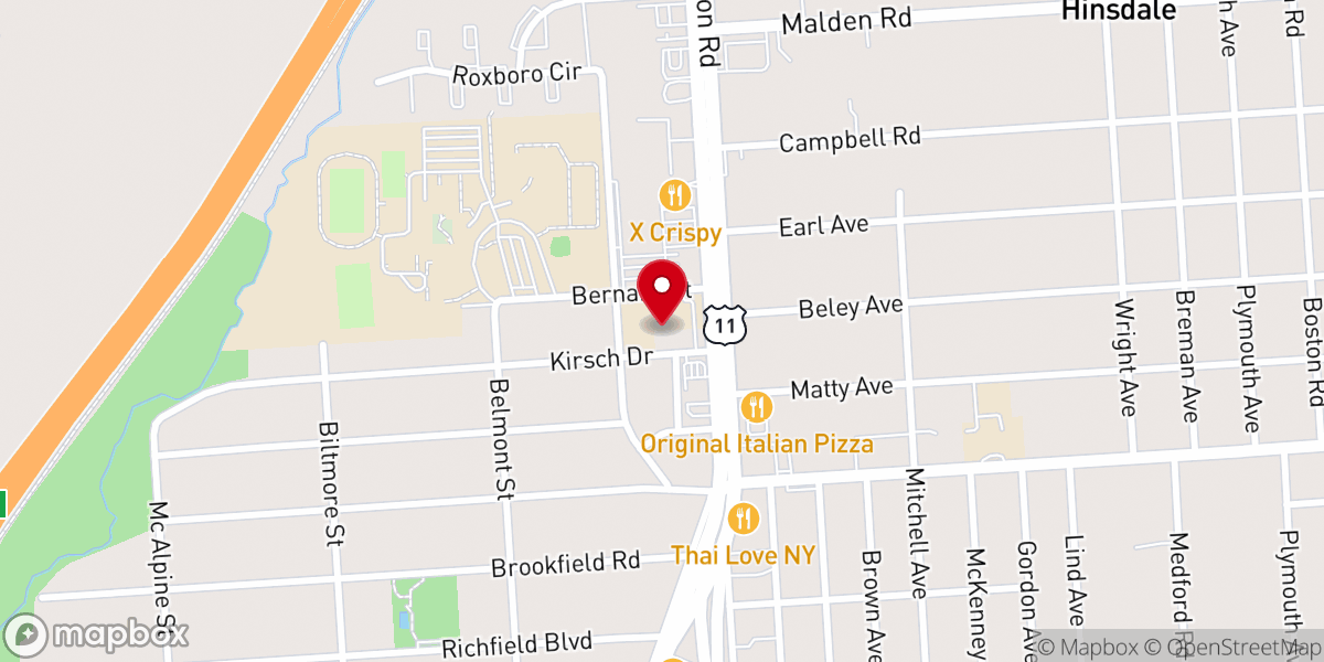Map showing location of St Margaret Catholic Church