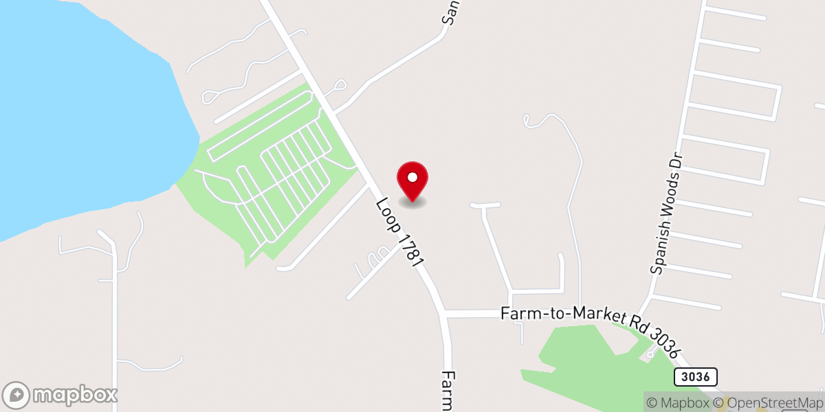 Map showing location of St Peters Catholic Church