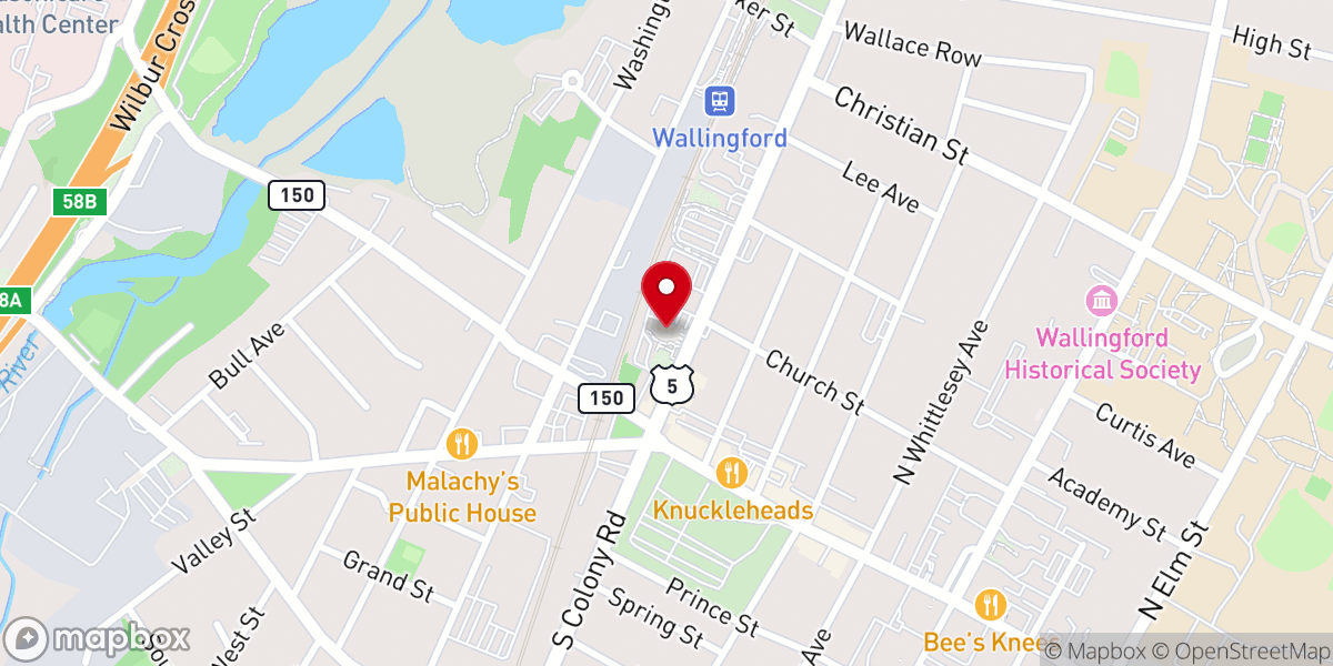 Map showing location of Holy Trinity Choir Director