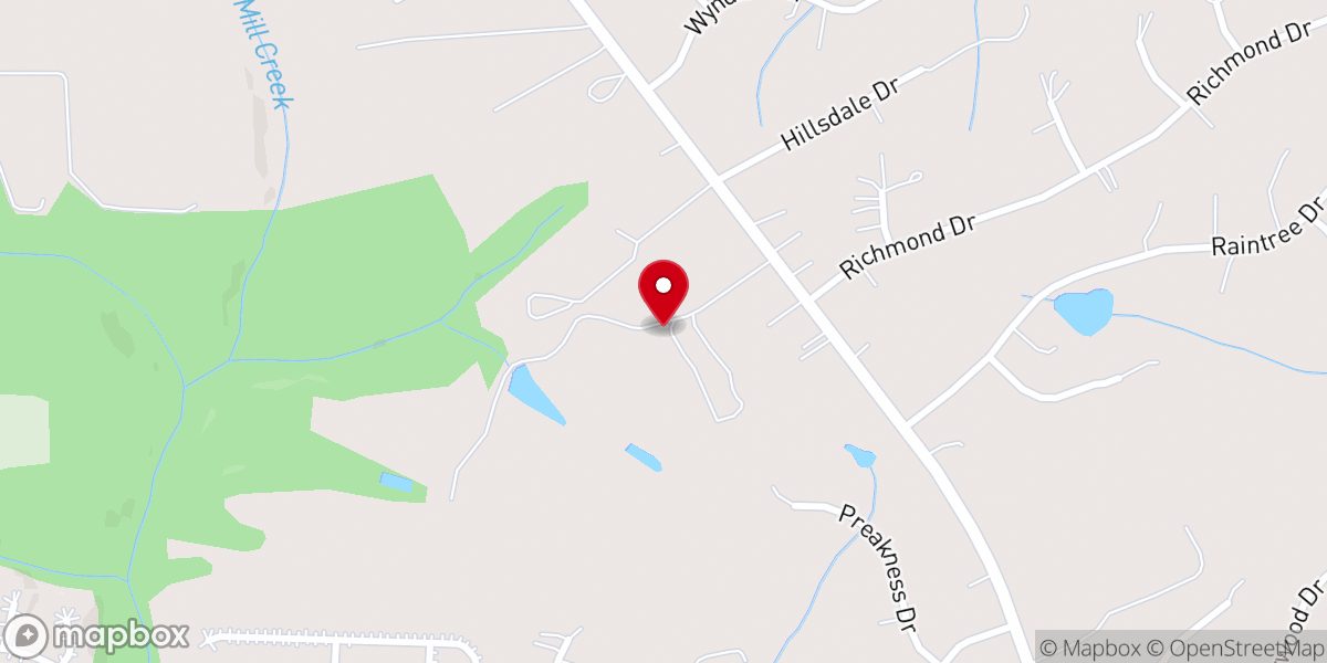 Map showing location of Pace Family Farms