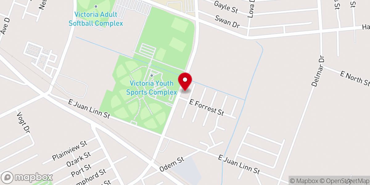Map showing location of Jerusalem Family Praise Center