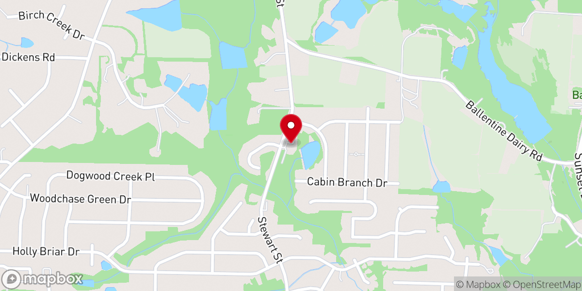 Map showing location of St. Raphael Orthodox Church