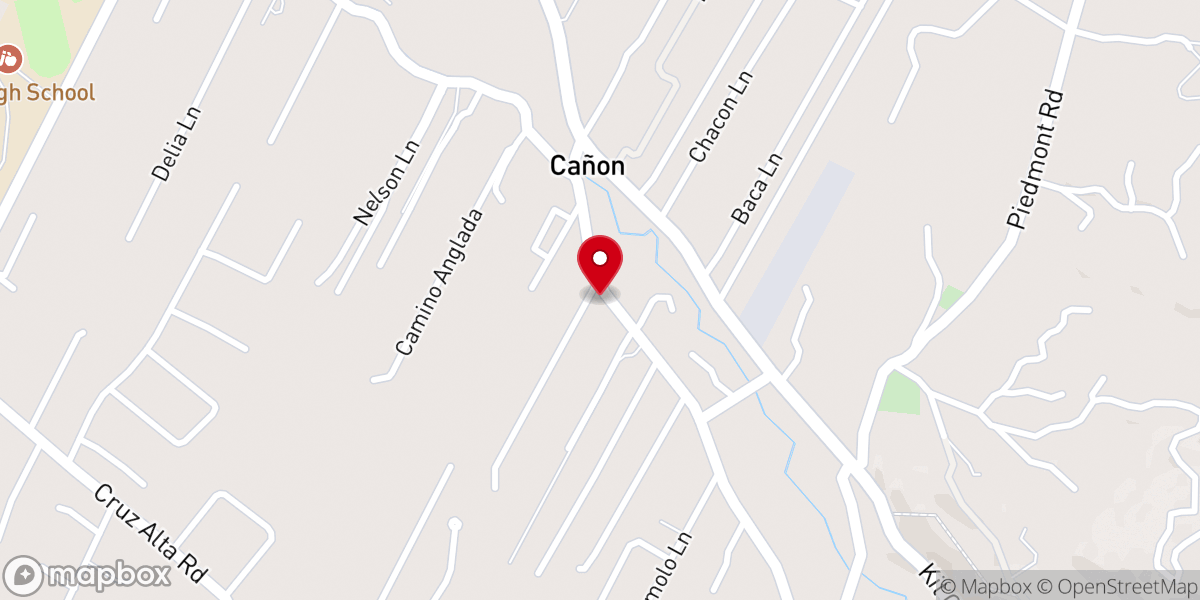 Map showing location of Neustra Senora Dolores