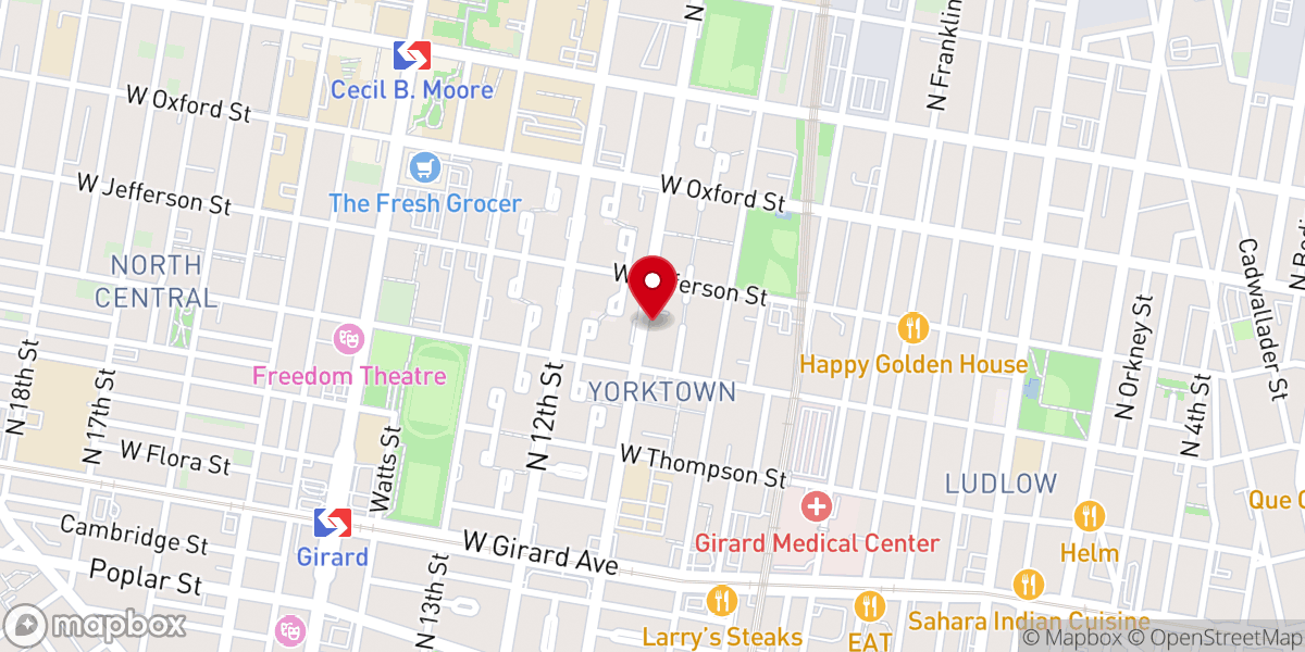 Map showing location of St Malachy Church