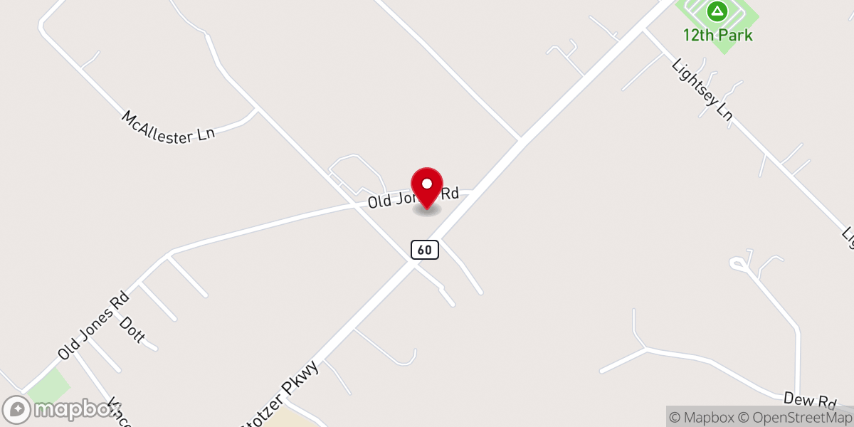 Map showing location of Korean Church of A & M(A&M 한인장로교회)