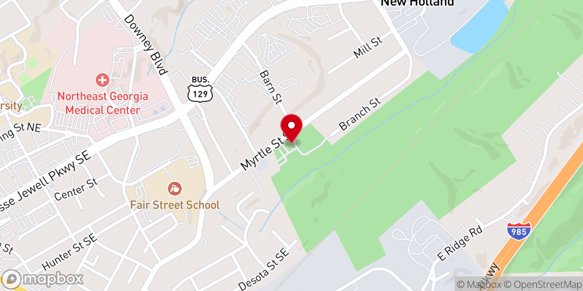 Map showing location of Pleasant Union Church