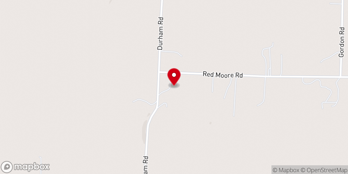 Map showing location of Starks Chapel