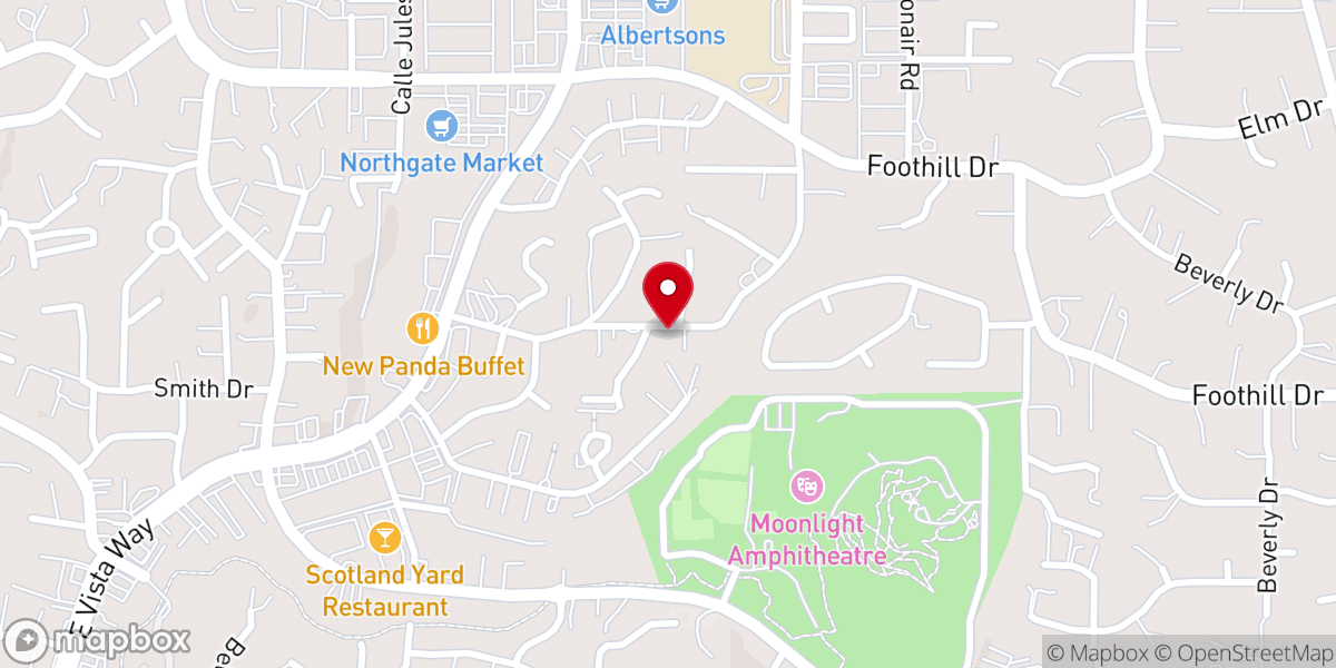 Map showing location of Iglesia El Ultimo Avivamiento Ministries