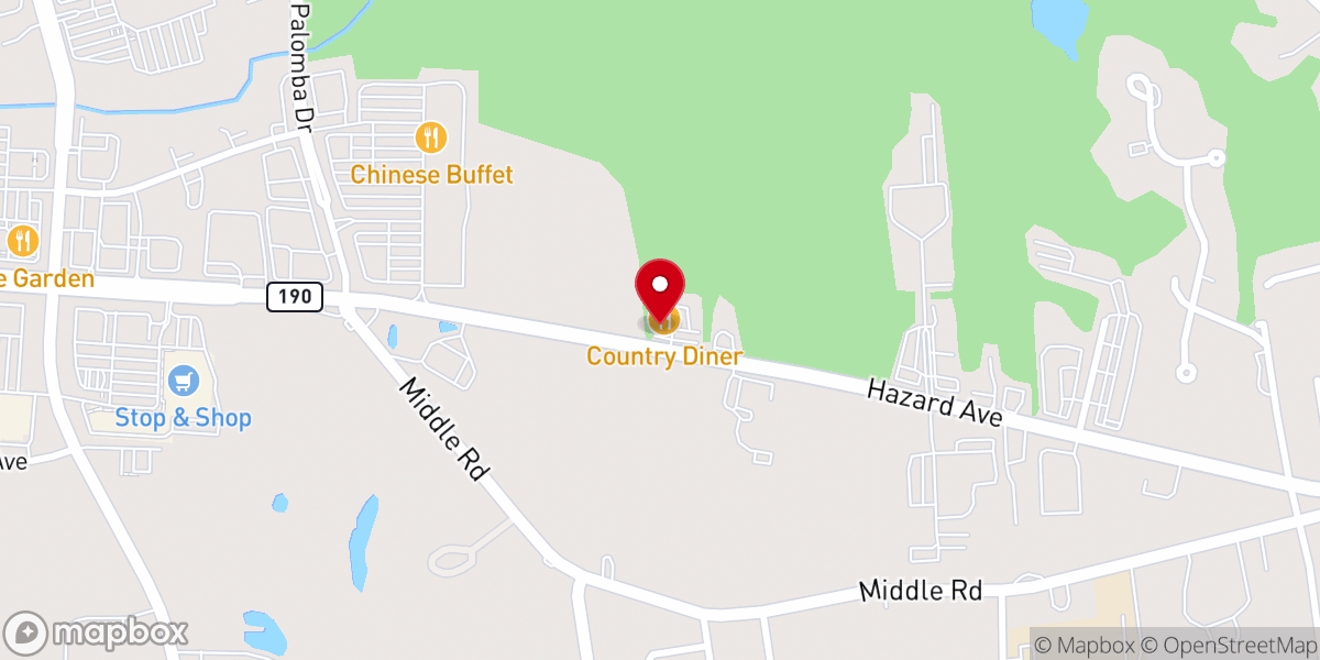 Map showing location of Enfield Congregational Church