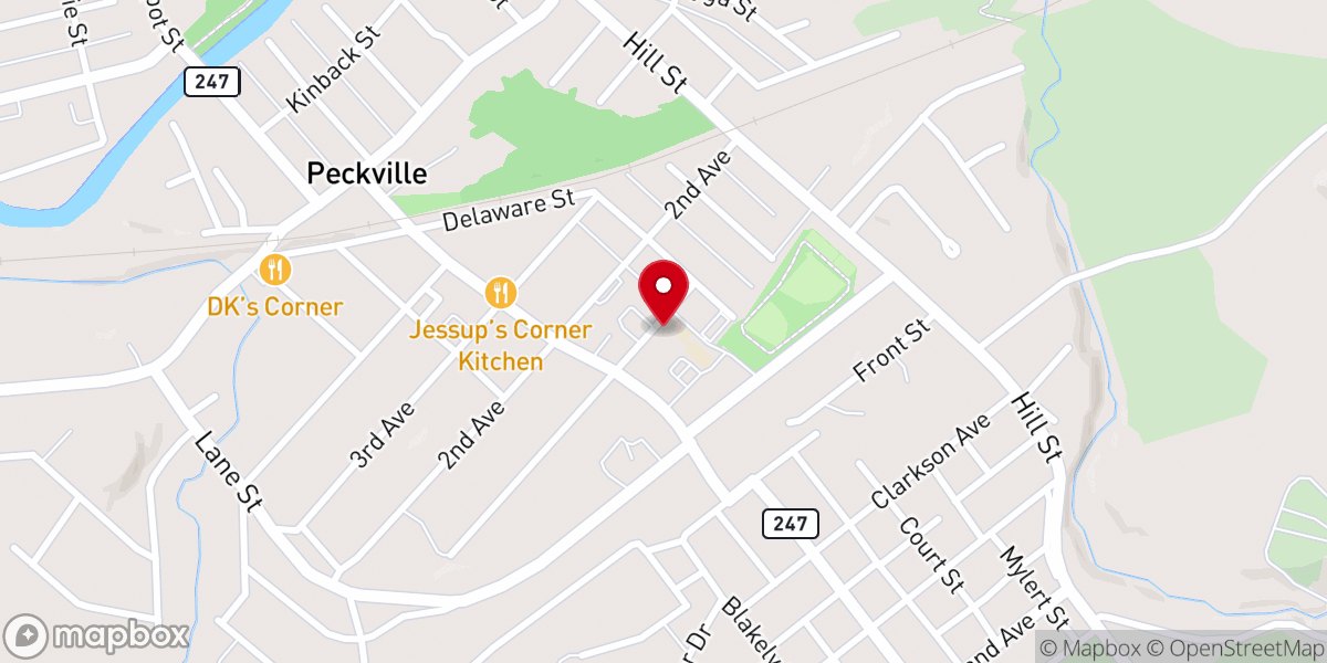Map showing location of Holy Ghost Byzantine Catholic Church