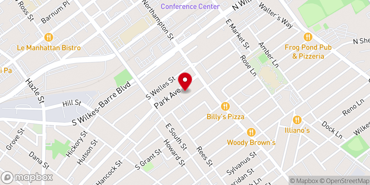 Map showing location of Our Lady Of Hope Parish