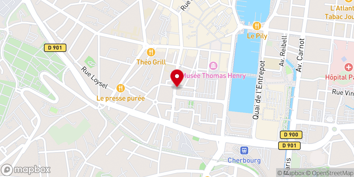 Map showing location of Eglise Réformée de France