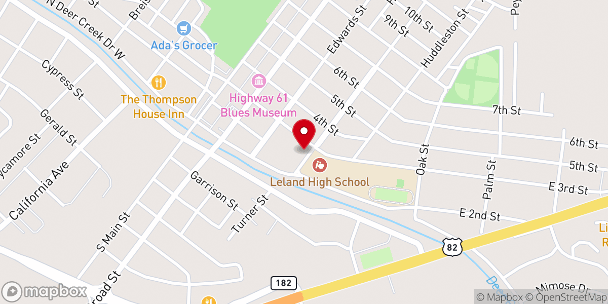 Map showing location of St James Catholic Church