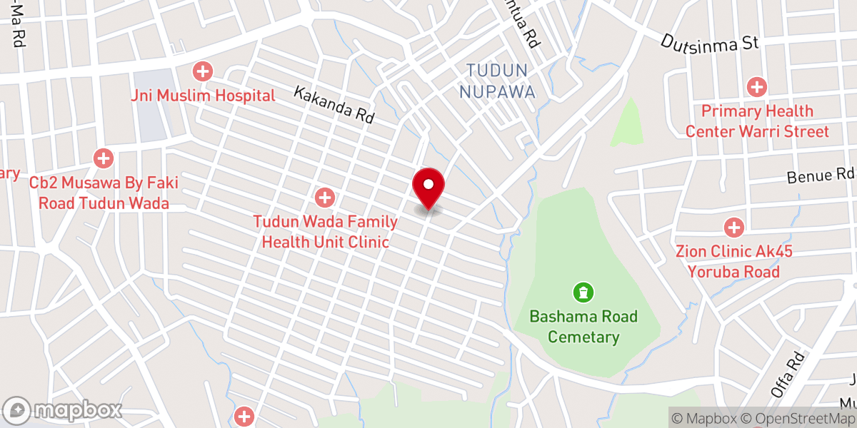 Map showing location of St James Anglican Church, Bakula