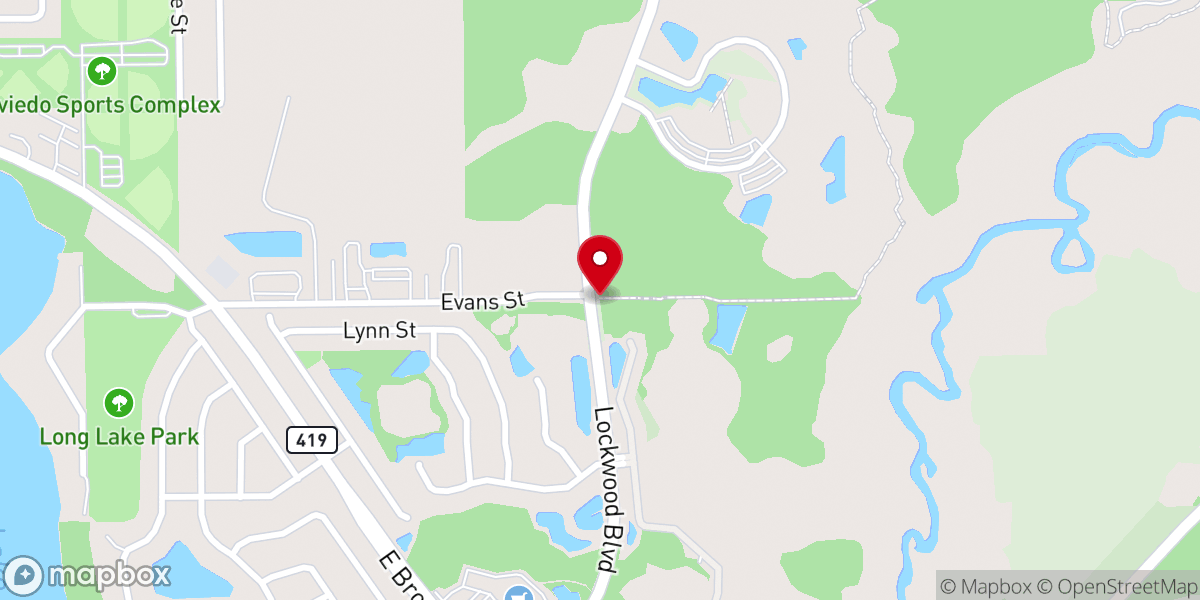 Map showing location of Florida Scenic Trail Trailhead
