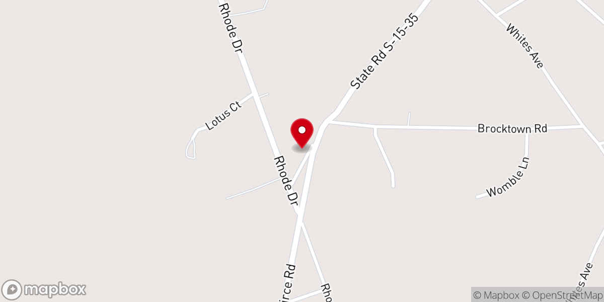 Map showing location of Jericho UMC