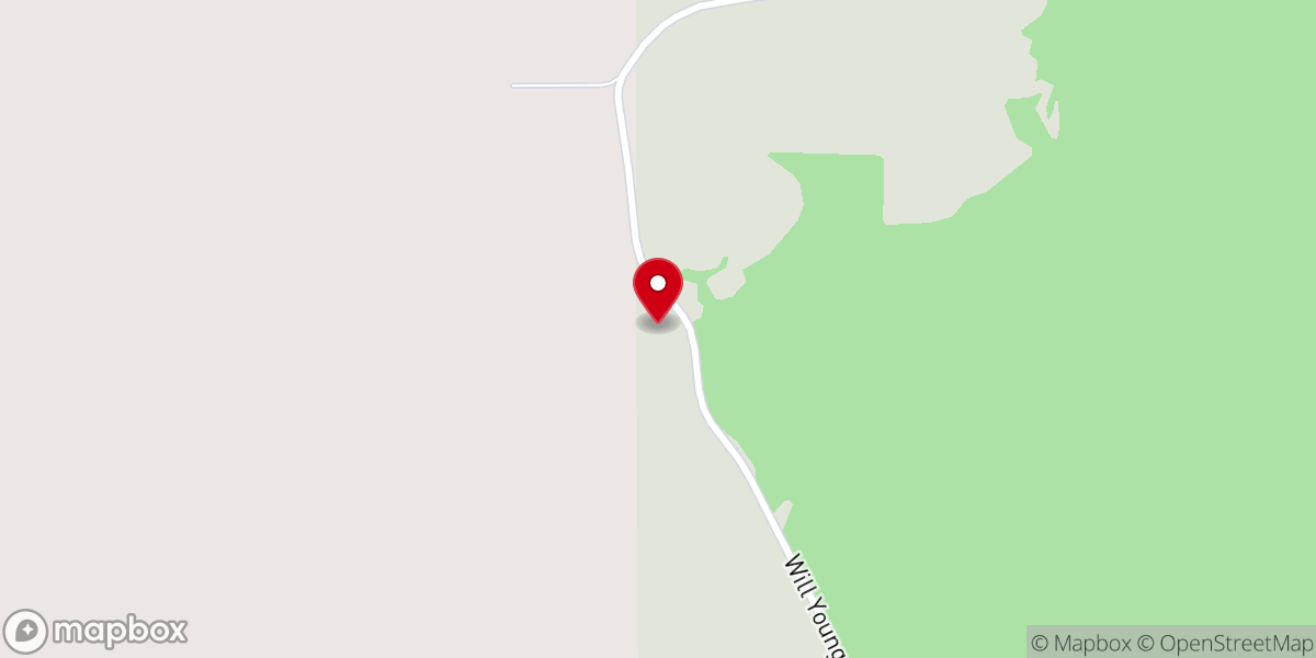 Map showing location of Bible Baptist Church