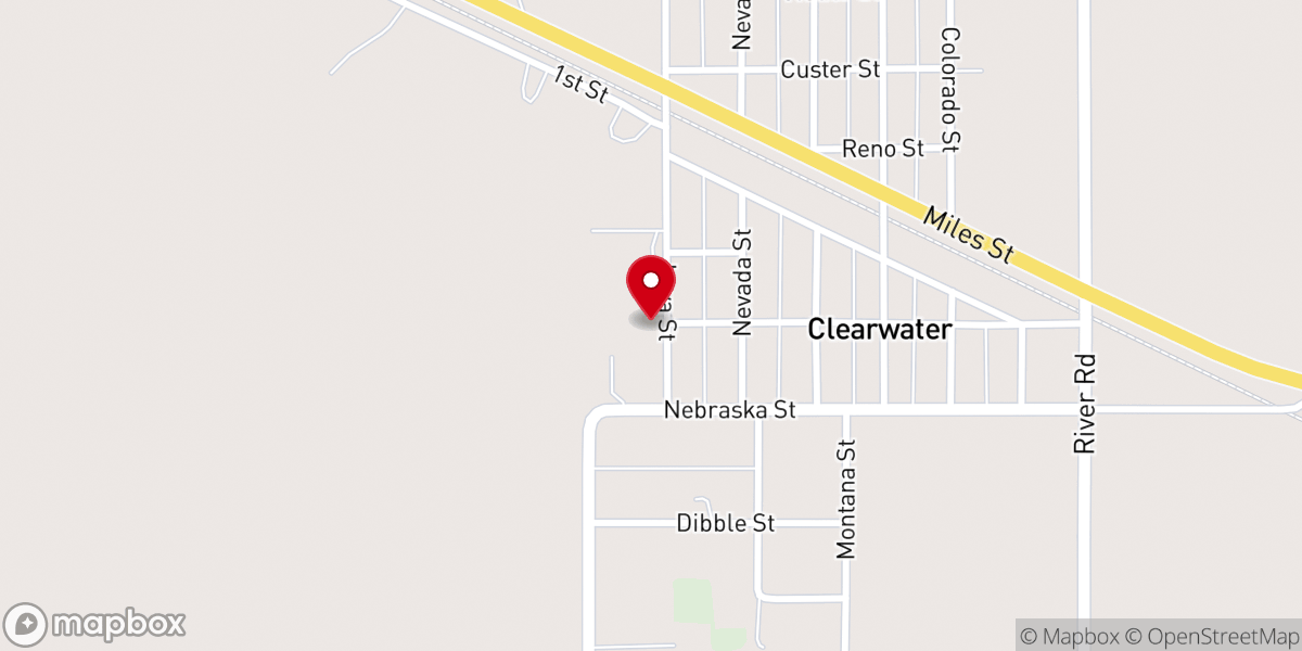 Map showing location of Concordia Lutheran Church