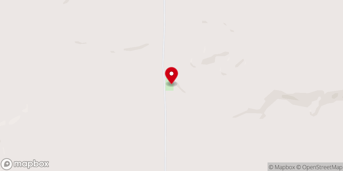 Map showing location of Prairie Elk Lutheran Church