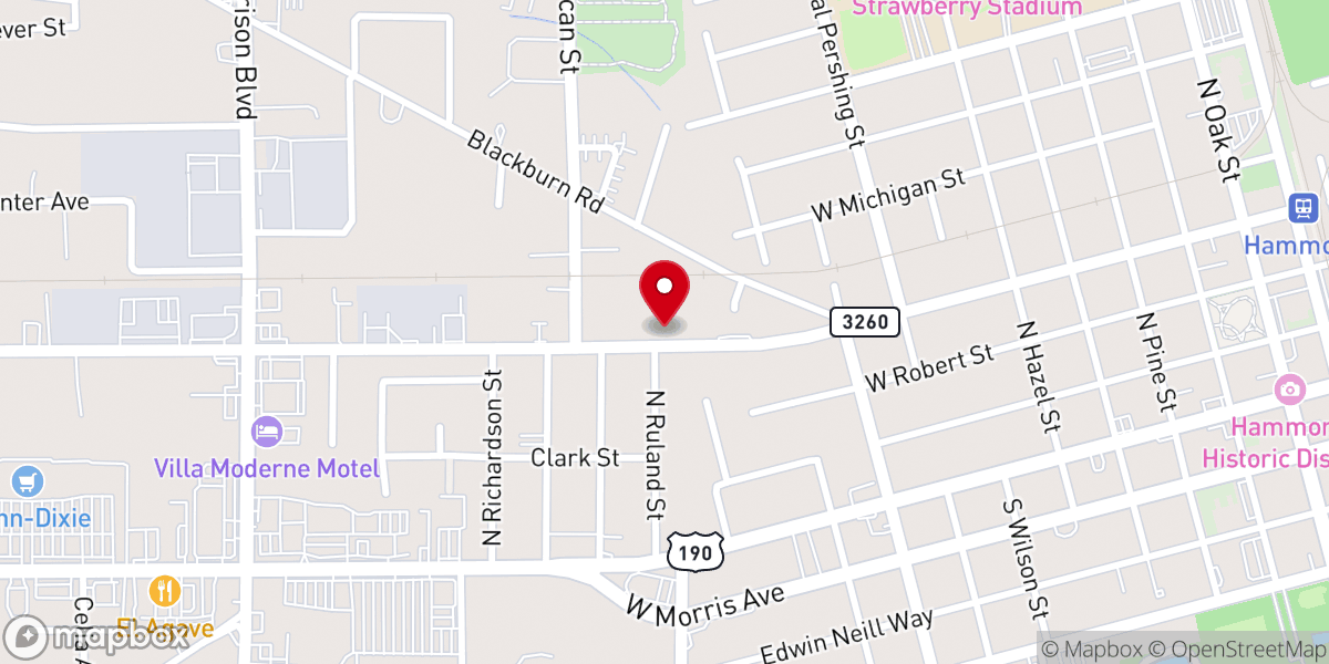 Map showing location of Westchurch Church of Christ