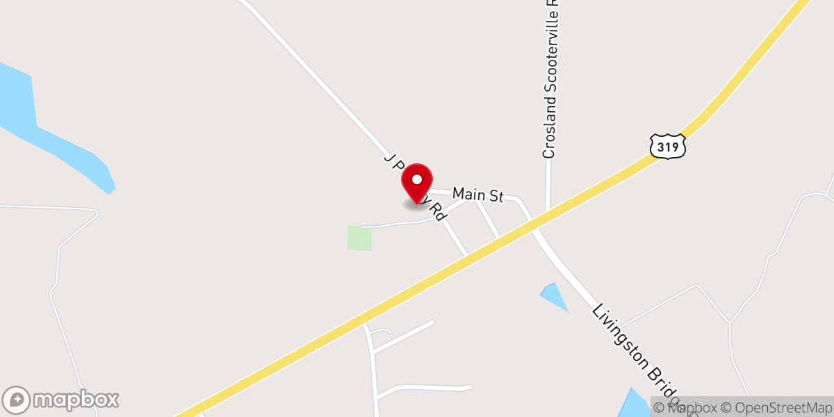 Map showing location of Crosland Church