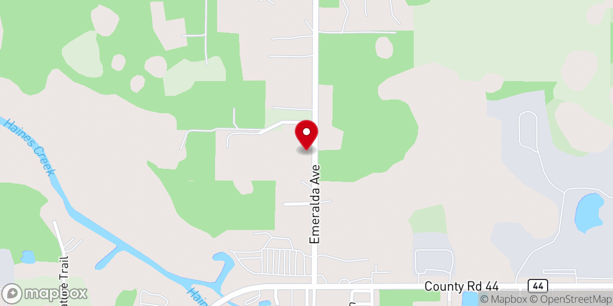Map showing location of North Lake Chapel church of Christ