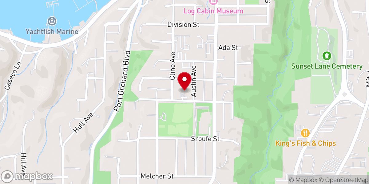 Map showing location of Bethel Christian Fellowship Church