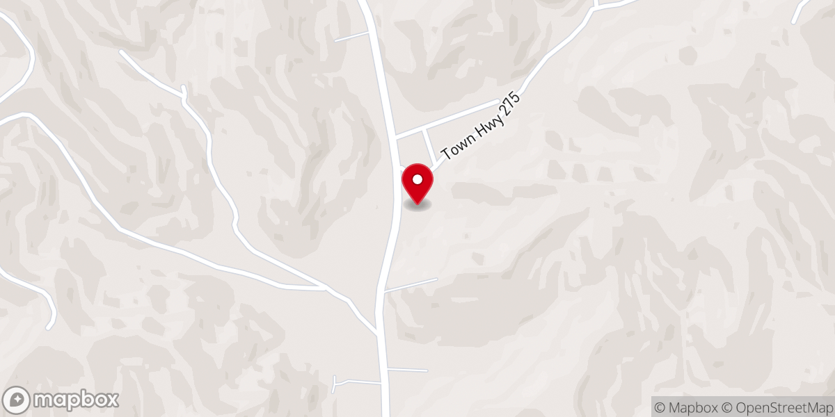 Map showing location of Community Chapel Baptist Church