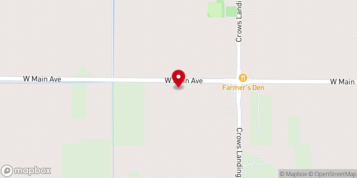 Map showing location of Mountain View Baptist Church of Stanislaus County