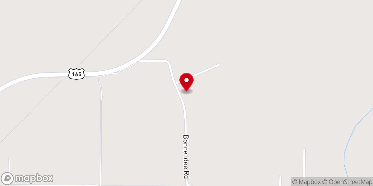 Map showing location of Lawson Chapel
