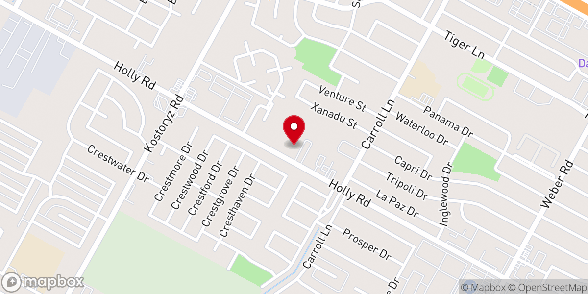 Map showing location of Gethsemane Lutheran Church