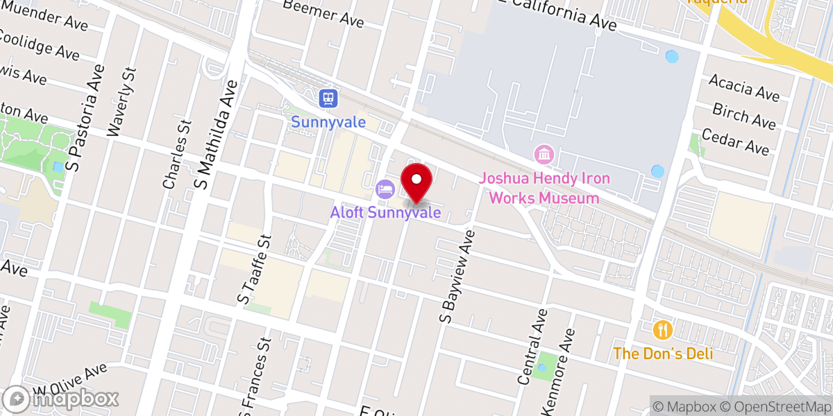 Map showing location of Samoan First Assembly of God Church