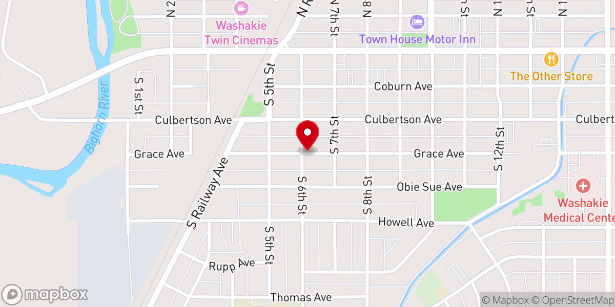 Map showing location of Apostolic Pentecostal Church