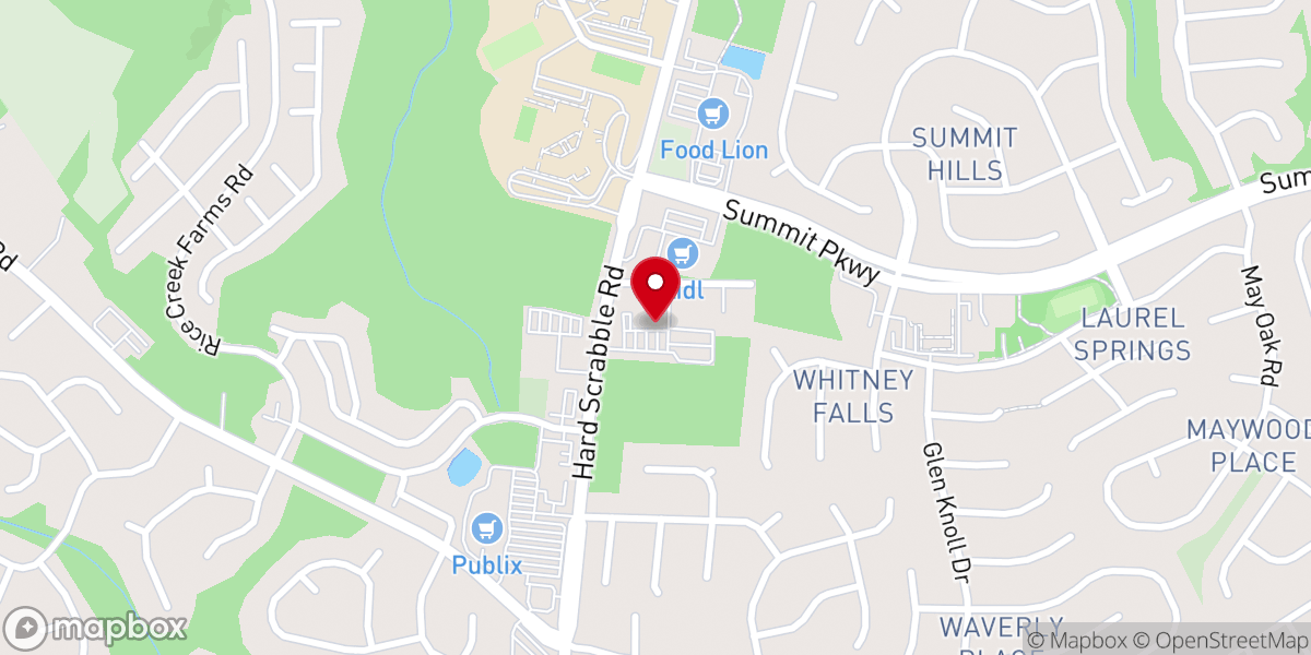 Map showing location of Rehoboth Baptist Church