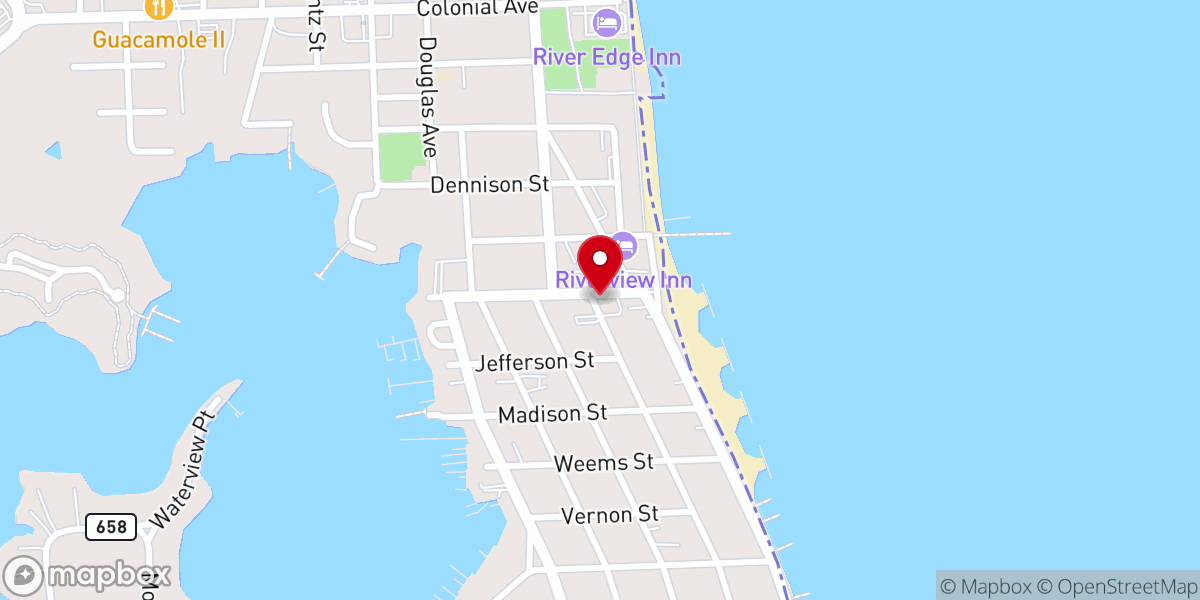 Map showing location of St Elizabeth Catholic Church