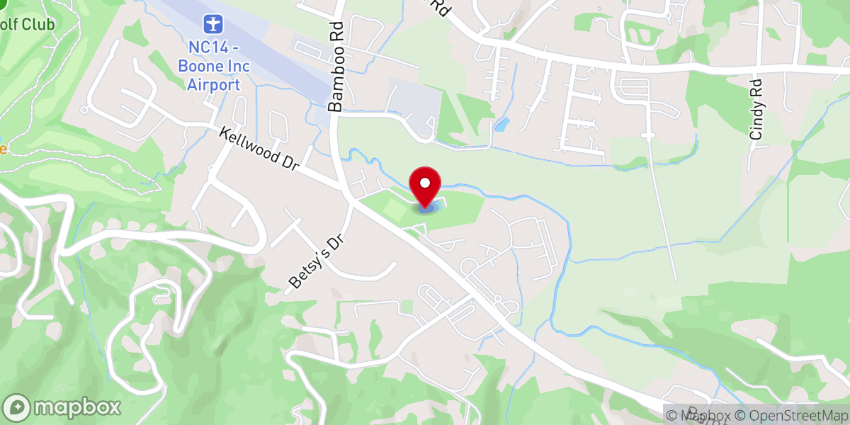 Map showing location of Mountainside Community Church