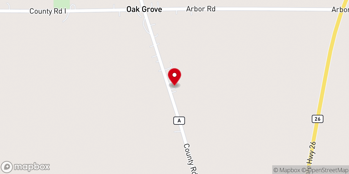 Map showing location of St Peter Lutheran Church