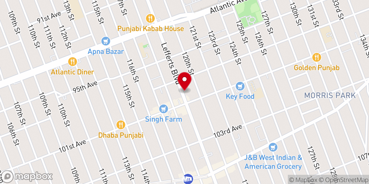 Map showing location of All Saints Episcopal Church