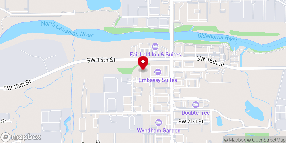 Map showing location of Spiritual Fellowship Center